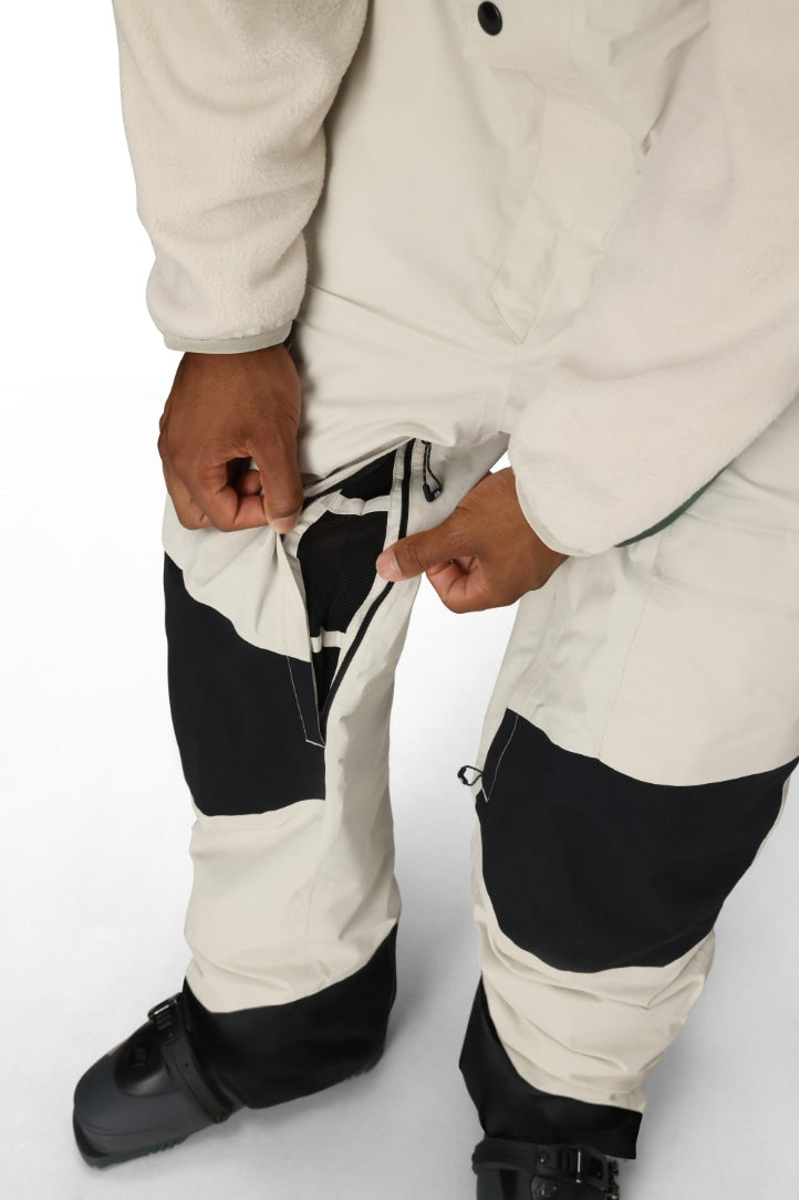 686 ロクハチロク MENS GORE-TEX DISPATCH SHELL BIB LIMESTONE COLORBLOCK 25-26 スノーボード ウェア
