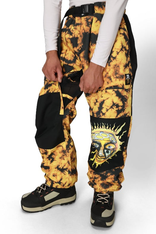 686 ロクハチロク MENS 686 SUBLIME SHELL PANTS SUBLIME ORANGE TIE DYE 25-26 スノーボード ウェア