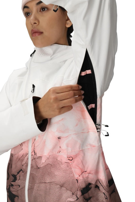 686 ロクハチロク WOMENS HYDRA THERMAGRAPHJACKET PEPPERCORN CLOUDBREAK 25-26 スノーボード ウェア