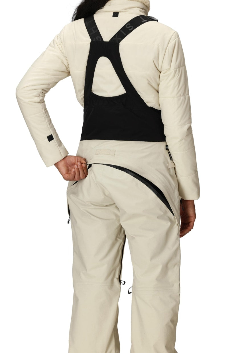 686 ロクハチロク WOMENS GORE-TEX DISPATCH SHELL BIB LIMESTONE 25-26 スノーボード ウェア