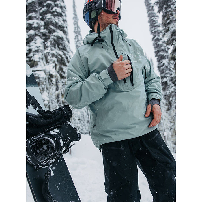 24-25 BURTON M AK VELOCITY GORE-TEX ANORAK PETROL GREEN スノーボード