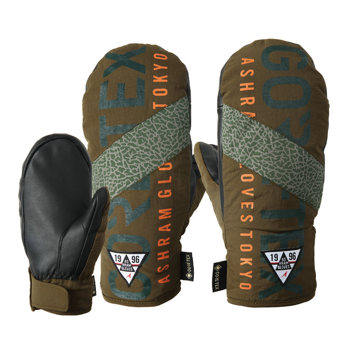 スノーボード グローブ アシュラム ASHRAM PROFILE LOGO MITT OLIVE 25-26 送料無料 日本正規品