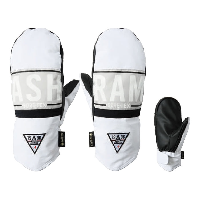 スノーボード グローブ アシュラム ASHRAM DGMA WHITE/Lt.GREY 25-26 送料無料 日本正規品 予約商品 店頭受け取り可能