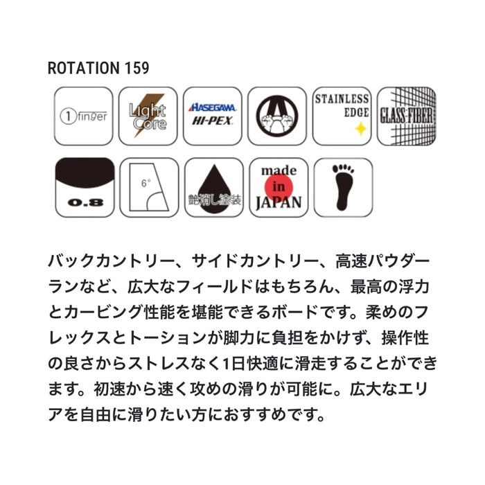 スノーボード ボード アティロム ATIROM ROTATION BLK 25-26 送料無料 日本正規品 予約商品 店頭受け取り可能