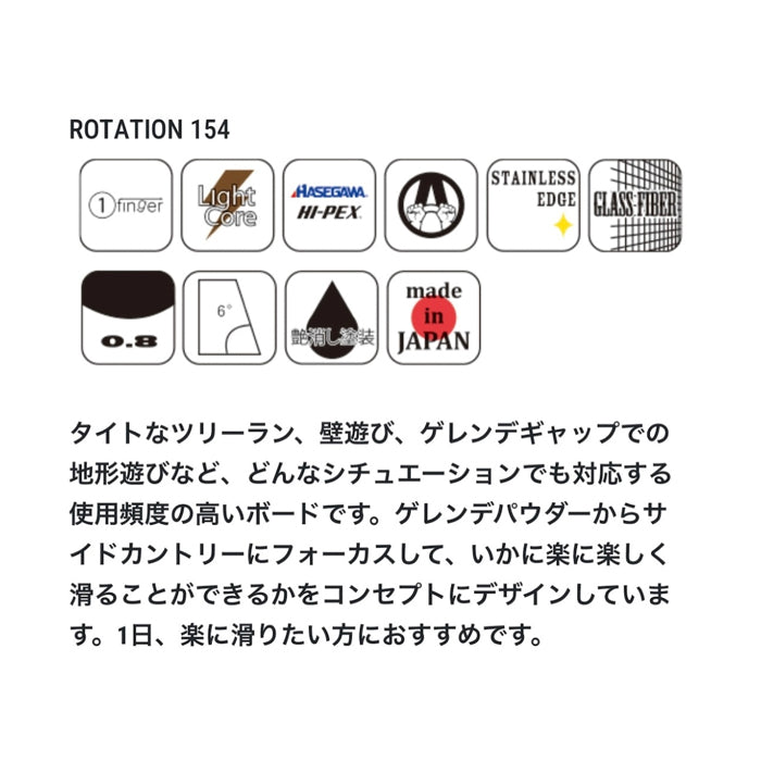 スノーボード ボード アティロム ATIROM ROTATION BLK 25-26 送料無料 日本正規品 予約商品 店頭受け取り可能