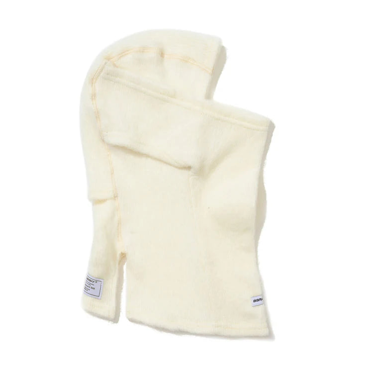 スノーボード バラクラバ ビーエスラビット BSRABBIT BR LOGO FUR BALACLAVA WHITE 25-26 送料無料 日本正規品 予約商品 店頭受け取り可能