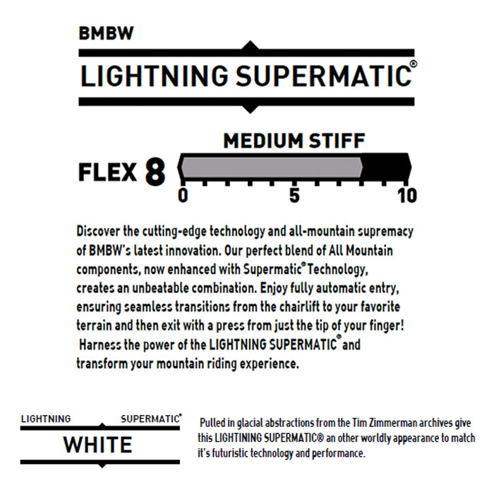 25-26 BENTMETAL LIGHTNING SUPERMATIC WHITE スノーボード 日本正規品 早期予約
