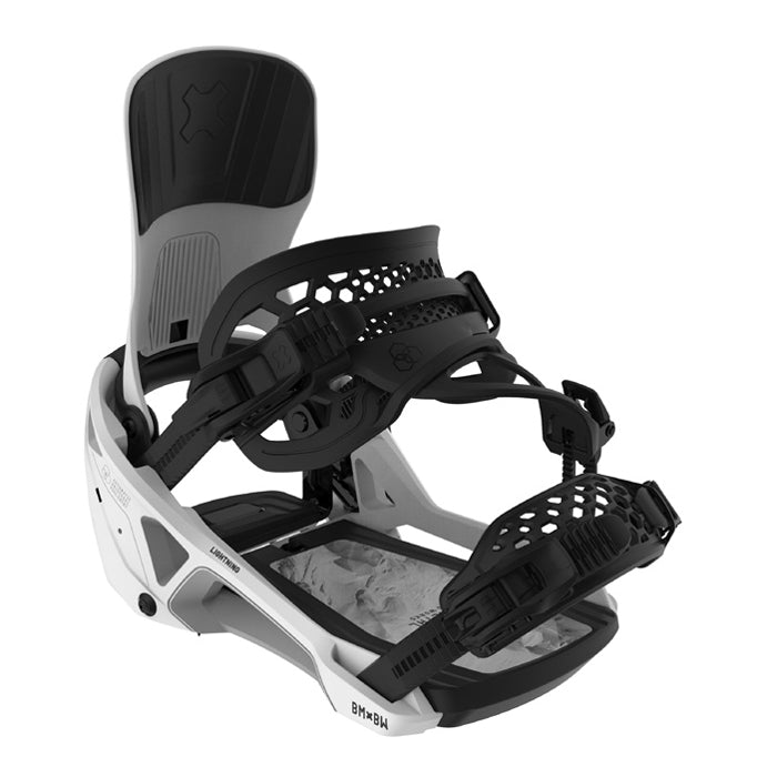 スノーボード ビンディング BENTMETAL LIGHTNING SUPERMATIC WHITE 25-26 送料無料 日本正規品