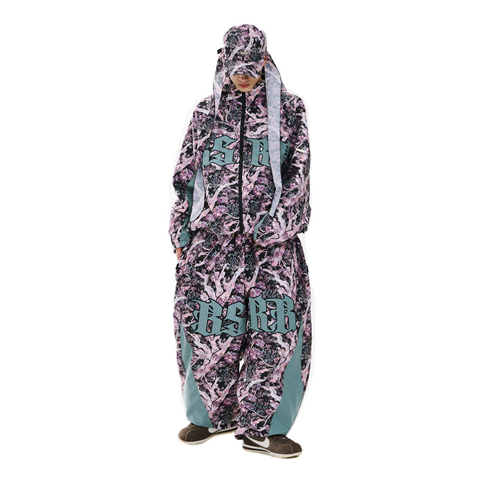 スノーボード ウェア ビーエスラビット BSRABBIT BSRB KR JAGAE ART HOODED JACKET PURPLE 25-26 送料無料 日本正規品