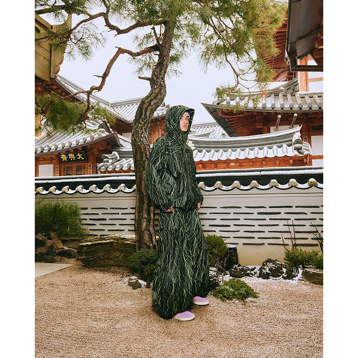 スノーボード ウェア ビーエスラビット BSRABBIT DSXBS BLACK SHADOW HOODED JACKET BLACK GREEN 25-26 送料無料 日本正規品