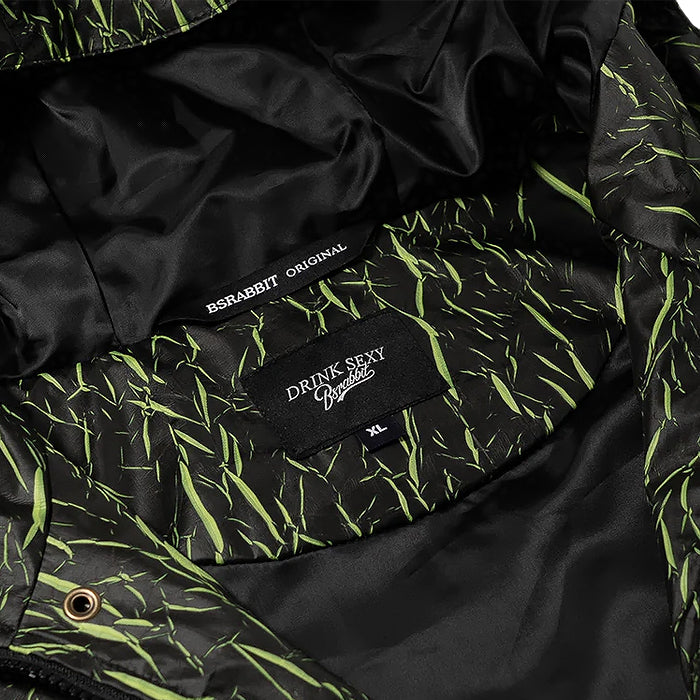 スノーボード ウェア ビーエスラビット BSRABBIT DSXBS BLACK SHADOW HOODED JACKET BLACK GREEN 25-26 送料無料 日本正規品