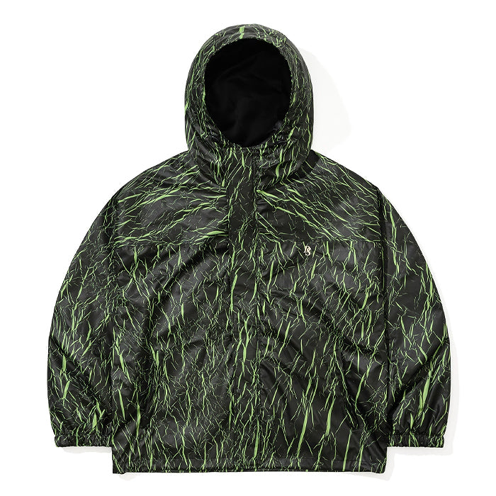 スノーボード ウェア ビーエスラビット BSRABBIT DSXBS BLACK SHADOW HOODED JACKET BLACK GREEN 25-26 送料無料 日本正規品