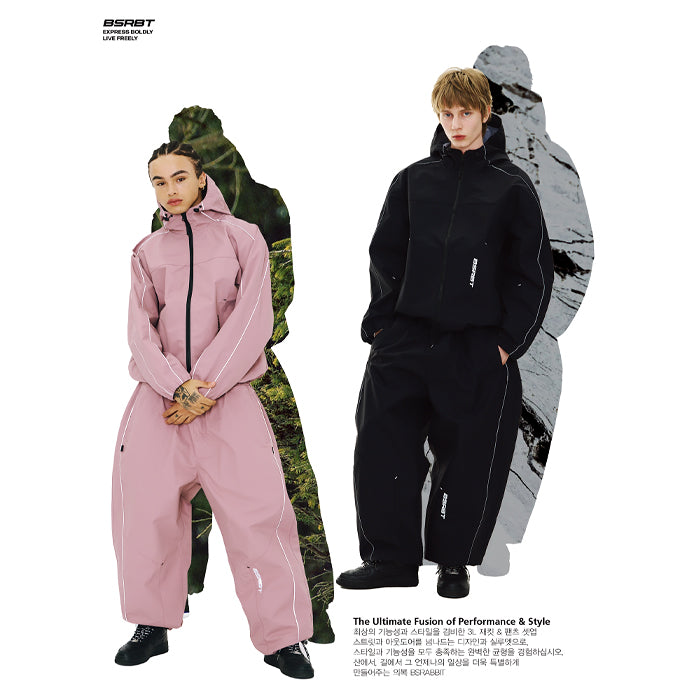 スノーボード ウェア ビーエスラビット BSRABBIT STREAM LINE HOODIE 3L HOODED JACKET BLACK 25-26 送料無料 日本正規品 予約商品 店頭受け取り可能