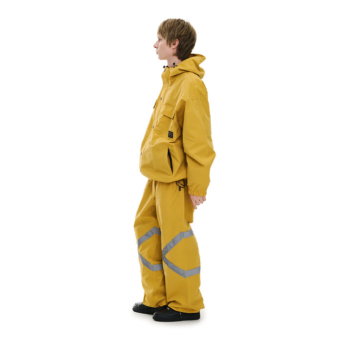 スノーボード ウェア ビーエスラビット BSRABBIT POCKET RIDGE HOODED JACKET MUSTARD 25-26 送料無料 日本正規品 予約商品 店頭受け取り可能