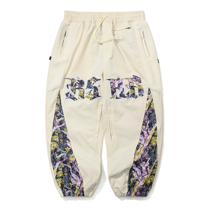 スノーボード ウェア ビーエスラビット BSRABBIT BSRB KR JAGAE ART SUPER WIDE VENTILATION JOGGER PANTS CREAM 25-26 送料無料 日本正規品 予約商品 店頭受け取り可能