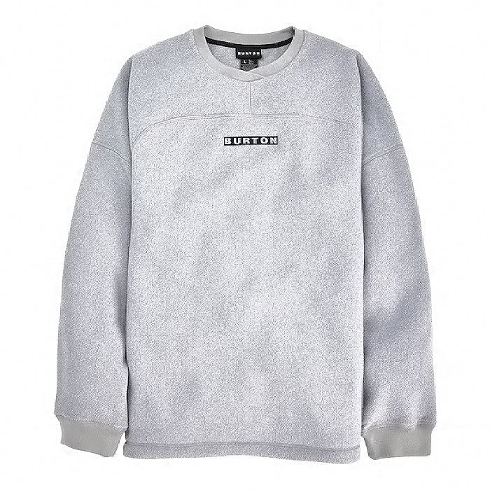 スノーボード ウェア バートン BURTON Cinder Crewneck Fleece Gray Heather 25-26 送料無料 日本正規品 予約商品 店頭受け取り可能