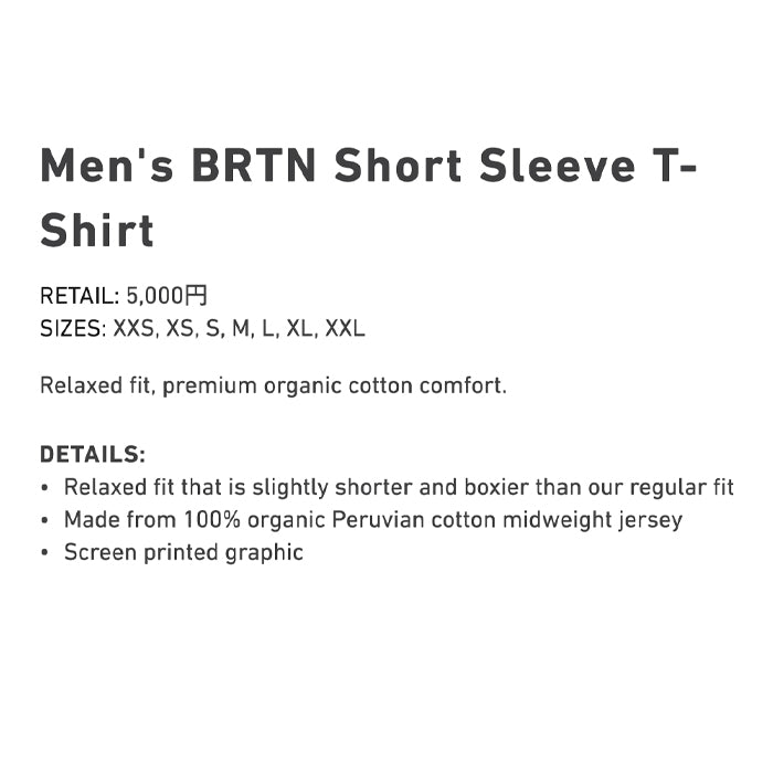 スノーボード ウェア バートン BURTON BRTN Short Sleeve T-Shirt Soft Sage 25-26 送料無料 日本正規品 予約商品 店頭受け取り可能