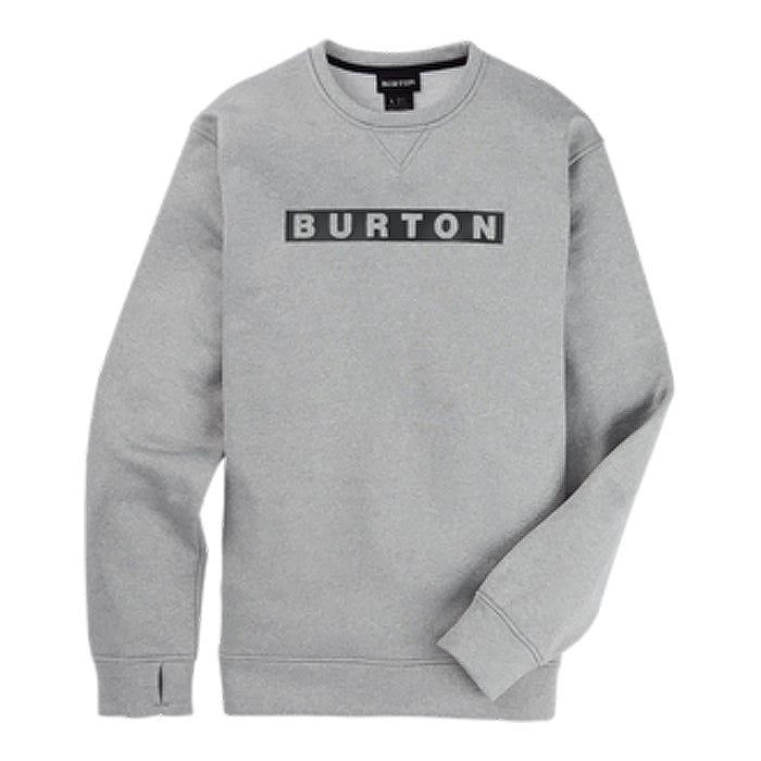 スノーボード ウェア バートン BURTON Oak Pullover Crew Gray Heather 25-26 送料無料 日本正規品 予約商品 店頭受け取り可能