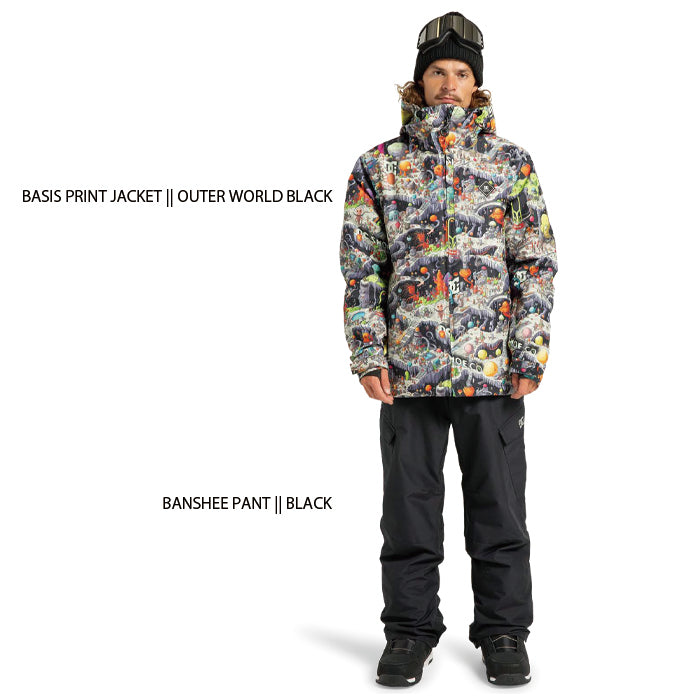 スノーボード ウェア ディーシー DC BASIS PRINT JACKET KTA4 ADYTJ03097 送料無料 日本正規品 予約商品 店頭受け取り可能