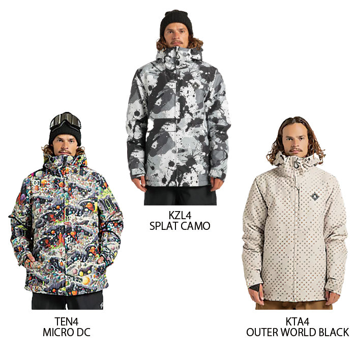 スノーボード ウェア ディーシー DC BASIS PRINT JACKET TEN4 ADYTJ03097 送料無料 日本正規品 予約商品 店頭受け取り可能