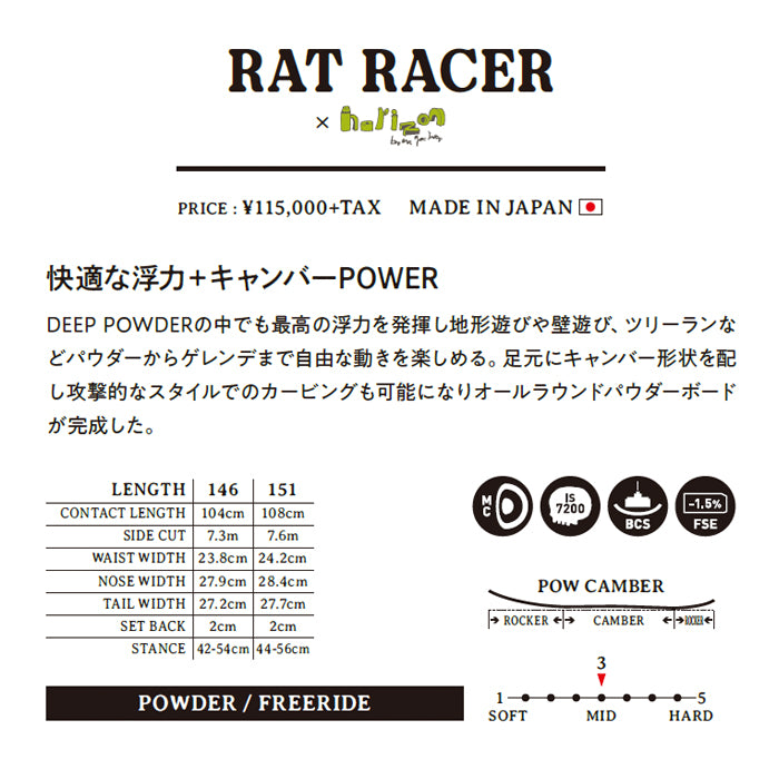 スノーボード ボード デスレーベル DEATH LABEL RATRACER - 25-26 送料無料 日本正規品 予約商品 店頭受け取り可能