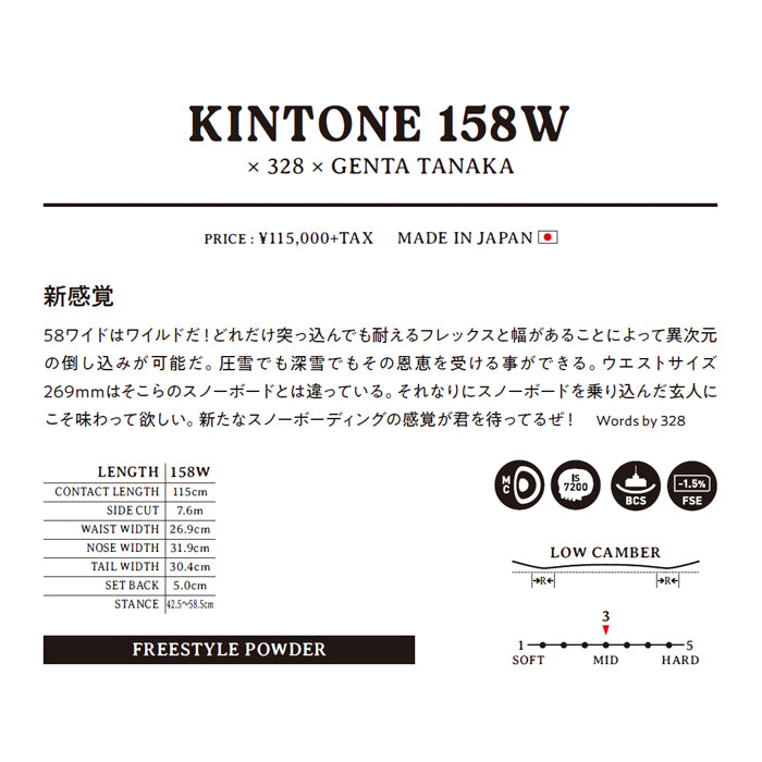 スノーボード ボード デスレーベル DEATH LABEL KINTONE 25-26 送料無料 日本正規品 予約商品 店頭受け取り可能
