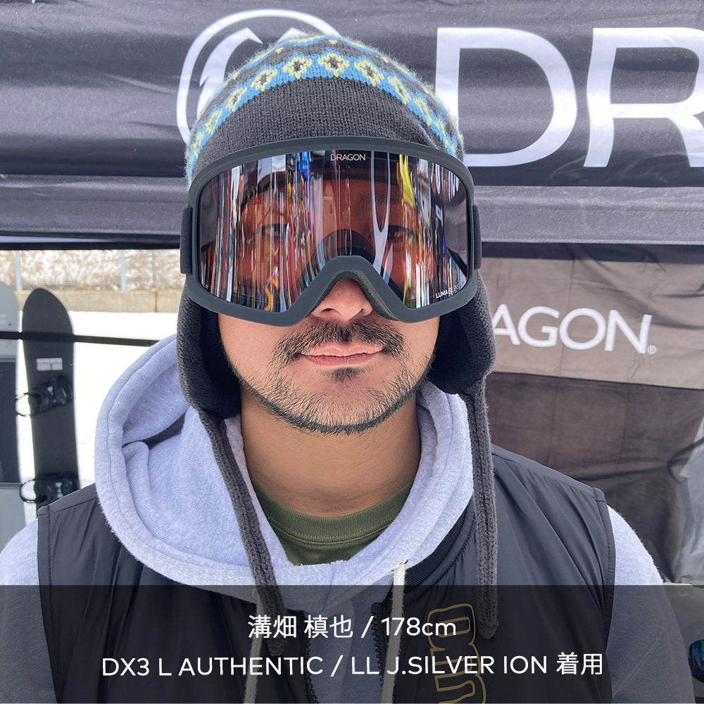 スノーボード ゴーグル ドラゴン DRAGON DX3 L AUTHENTIC / LL J.GOLD ION 25-26 送料無料 日本正規品 予約商品 店頭受け取り可能