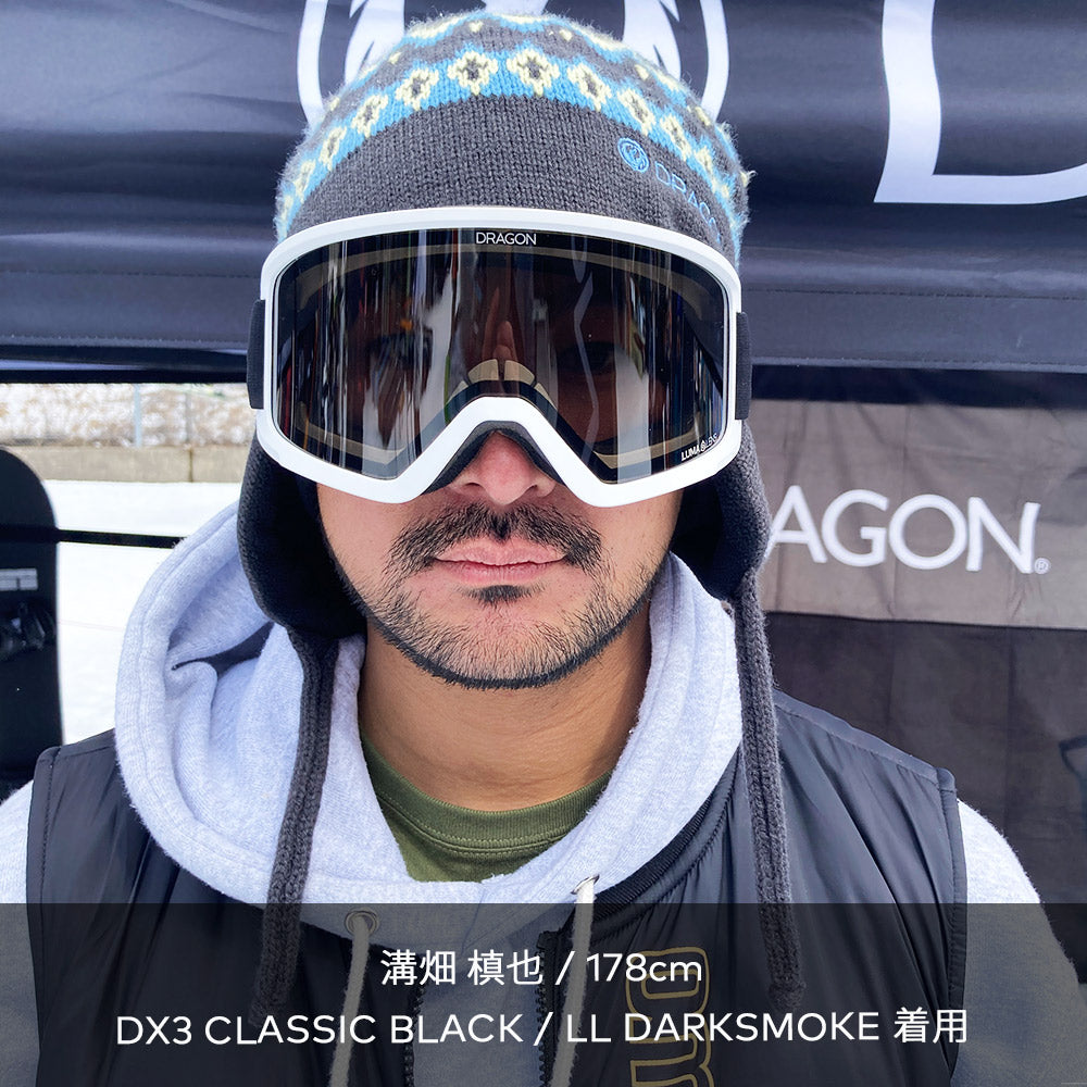 スノーボード ゴーグル ドラゴン DRAGON DX3 AUTHENTIC / LL J.RED ION 25-26 送料無料 日本正規品 予約商品 店頭受け取り可能
