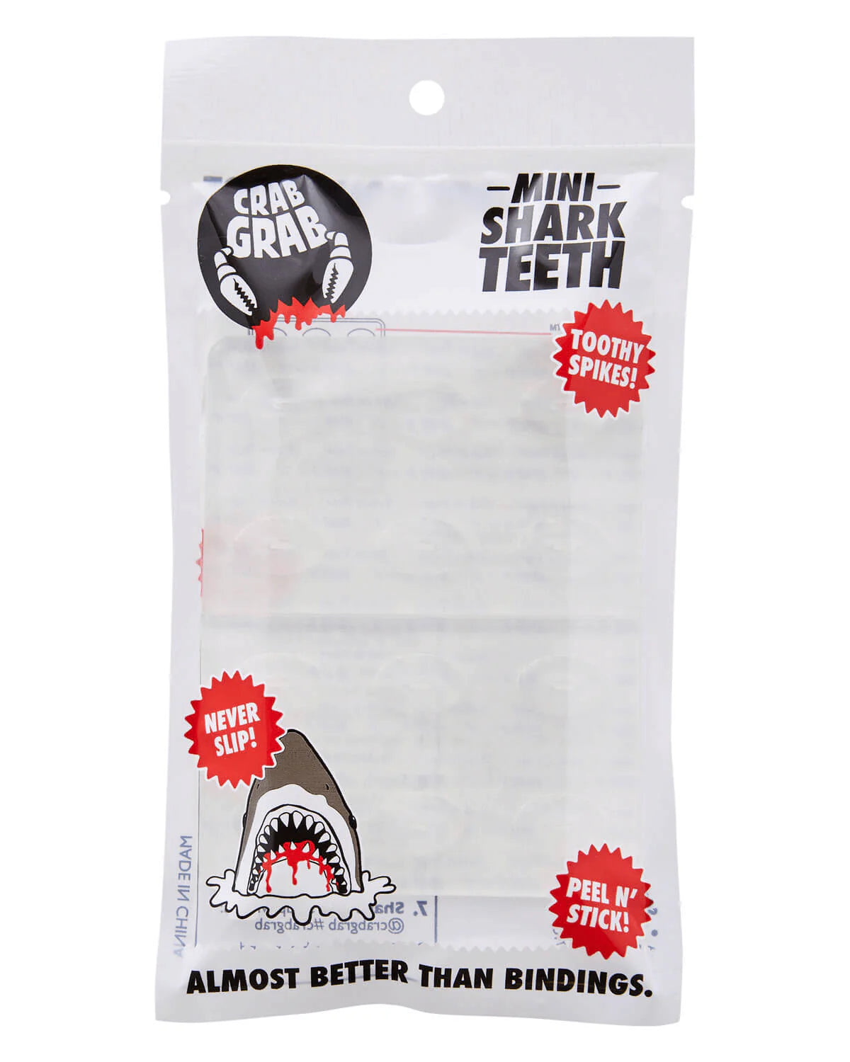 CRAB GRAB クラブグラブ MINI SHARK TEETH 25-26 スノーボード アクセサリー CLEAR
