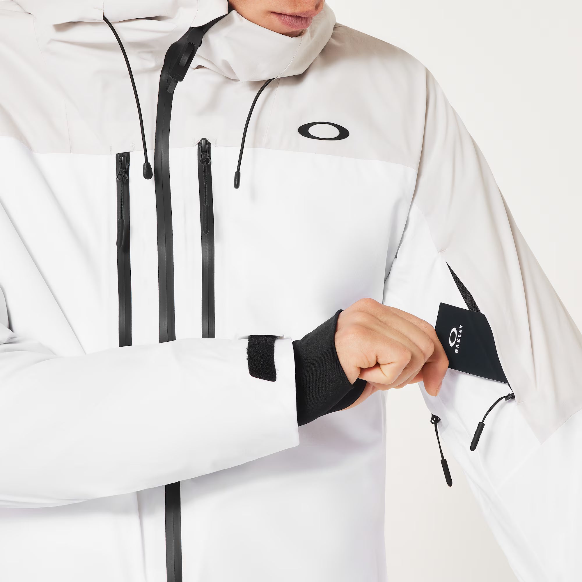 スノーボード ウェア オークリー OAKLEY CANOPY PRO INSULATED JACKET MIST/WHITE 送料無料 日本正規品 予約商品 店頭受け取り可能