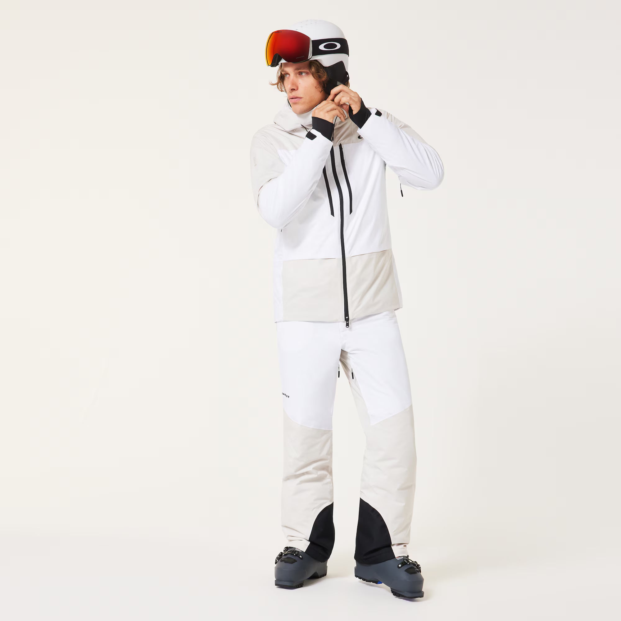 スノーボード ウェア オークリー OAKLEY CANOPY PRO INSULATED JACKET MIST/WHITE 送料無料 日本正規品 予約商品 店頭受け取り可能