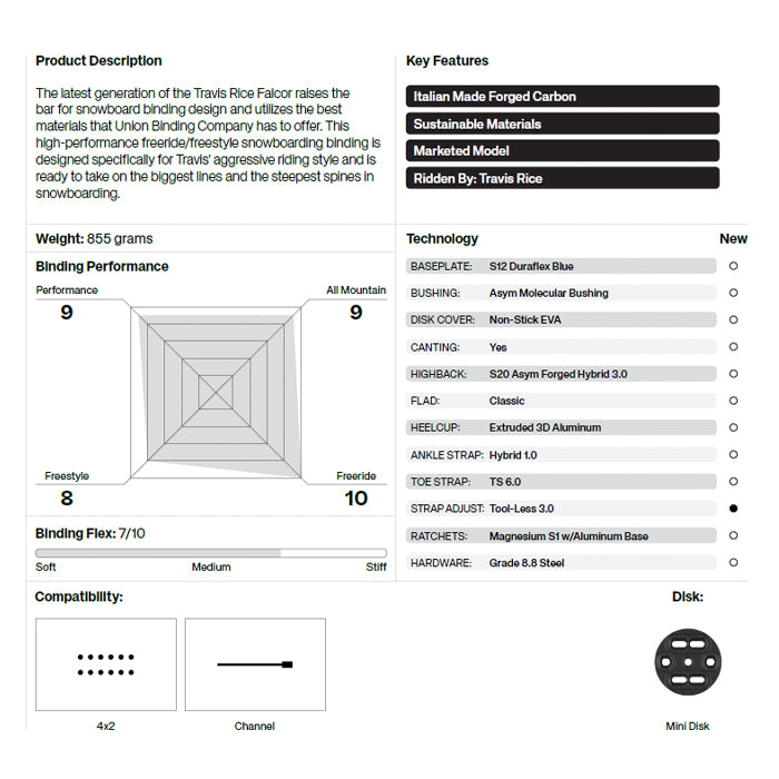 スノーボード ビンディング UNION FALCOR FOSSIL GREY 25-26 送料無料 日本正規品