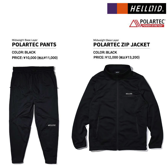 スノーボード ウェア ヘルロイド HELLOID POLARTEC JACKET BLACK 25-26 送料無料 日本正規品 予約商品 店頭受け取り可能