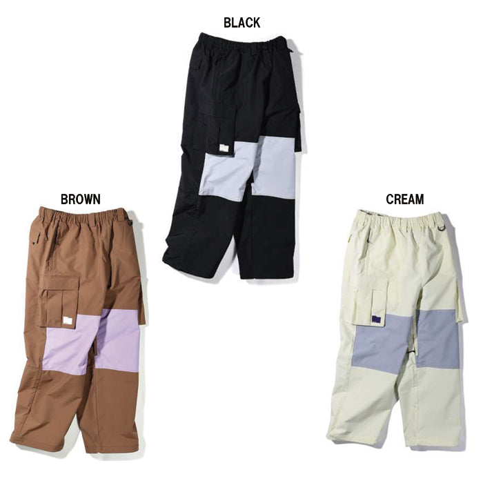 スノーボード ウェア ヘルロイド HELLOID 3LAYER RIDE CARGO PANTS BLACK 25-26 送料無料 日本正規品 予約商品 店頭受け取り可能