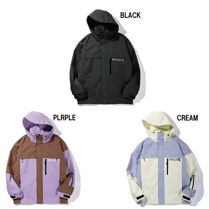スノーボード ウェア ヘルロイド HELLOID 3LAYER RIDE JACKET BLACK 25-26 送料無料 日本正規品 予約商品 店頭受け取り可能