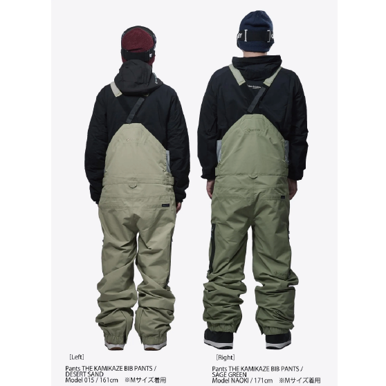 REW ウェア アールイーダブリュー KAMIKAZE BIB PANTS 21 26-27 スノーボードウェア 日本正規品