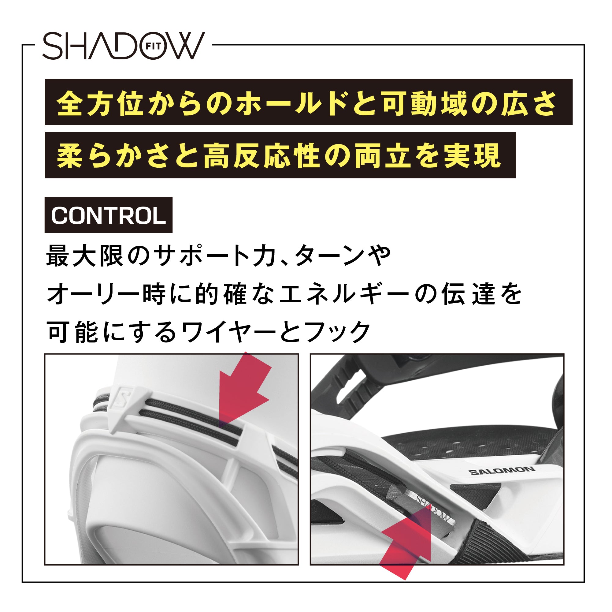 スノーボード ビンディング SALOMON HOLOGRAM WHITE 25-26 日本正規品