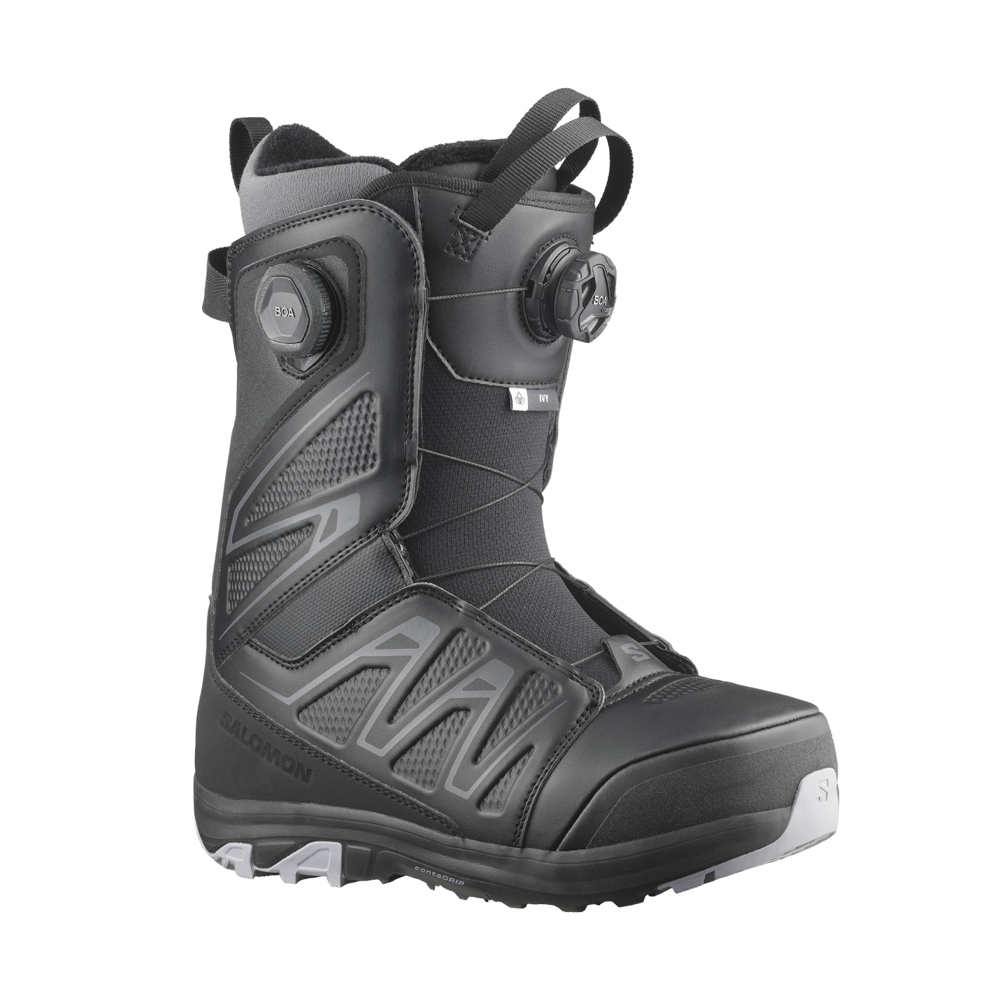 スノーボード ブーツ サロモン SALOMON IVY BOA SJ BOA BLACK / BLACK / LILAC GRAY 25-26 送料無料 日本正規品 予約商品 店頭受け取り可能
