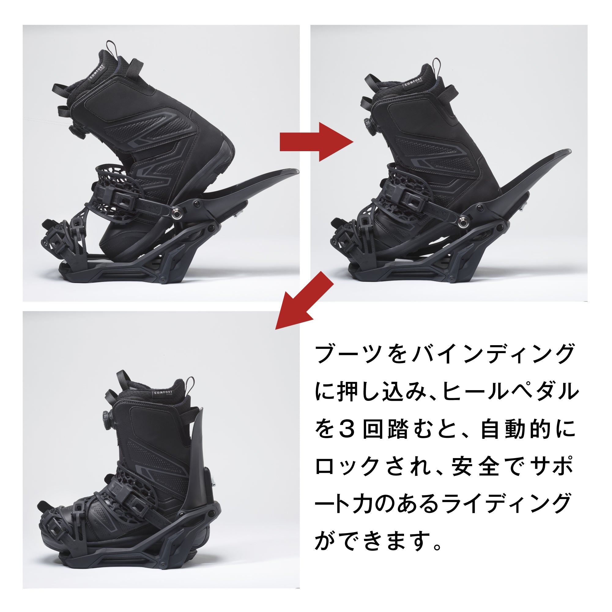 スノーボード ビンディング SALOMON XA SUPERMATIC RAINY DAY 25-26 送料無料 日本正規品