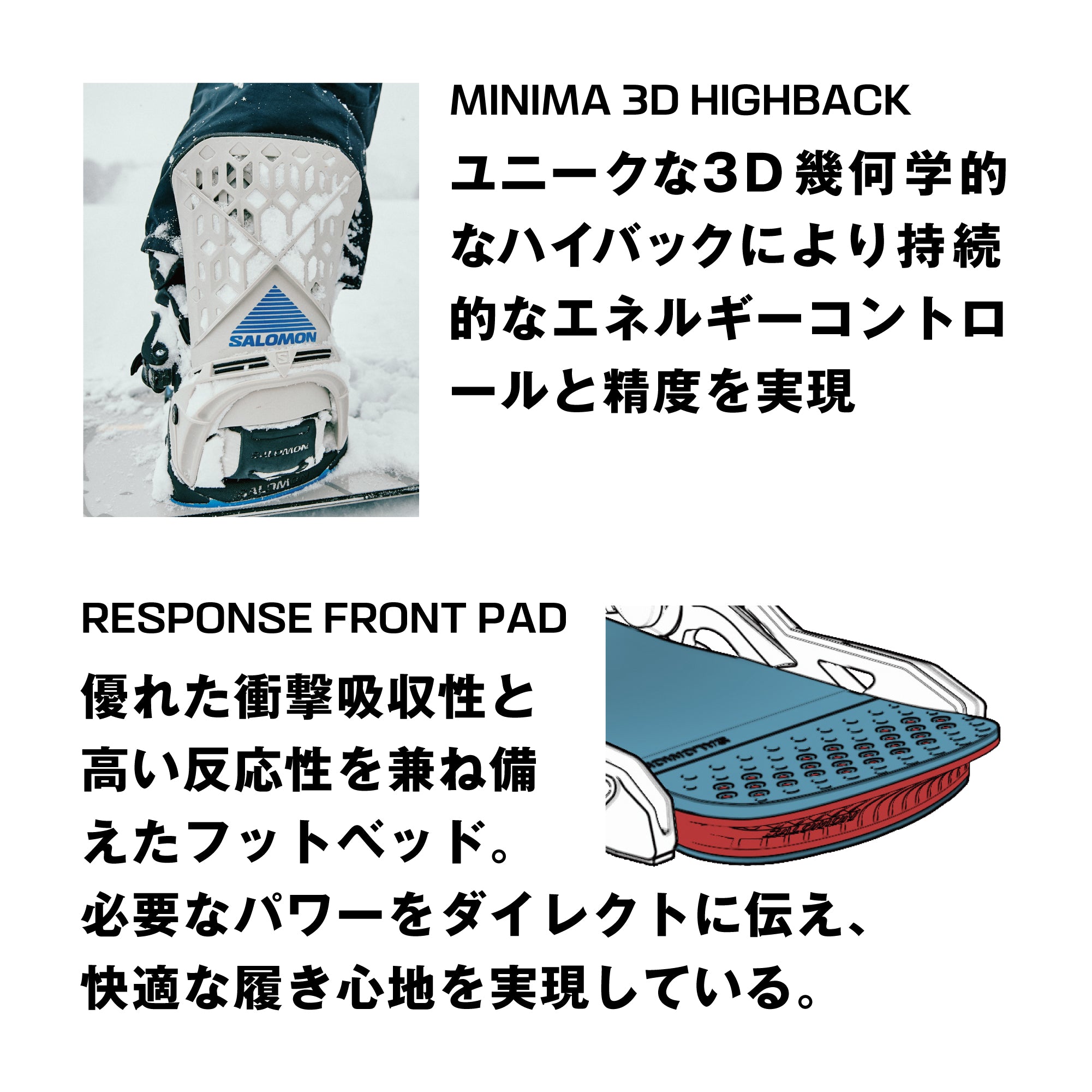 スノーボード ビンディング SALOMON HIGHLANDER BLACK 25-26 送料無料 日本正規品