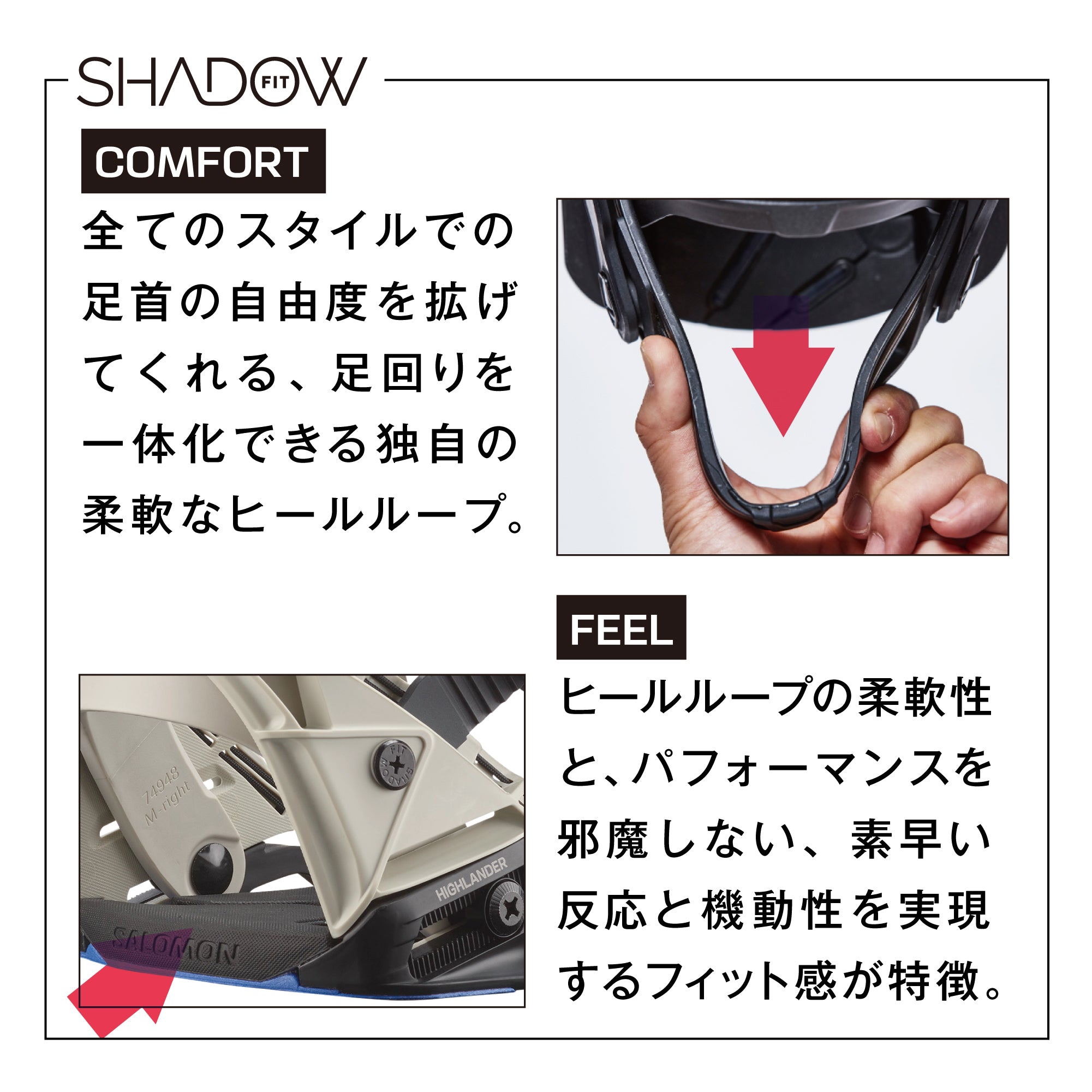 スノーボード ビンディング SALOMON HIGHLANDER RAINY DAY 25-26 日本正規品