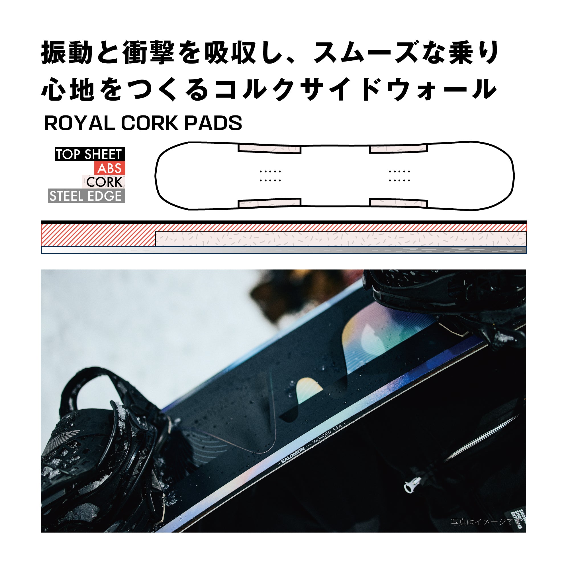 SALOMON サロモン WONDER 25-26 スノーボード ボード