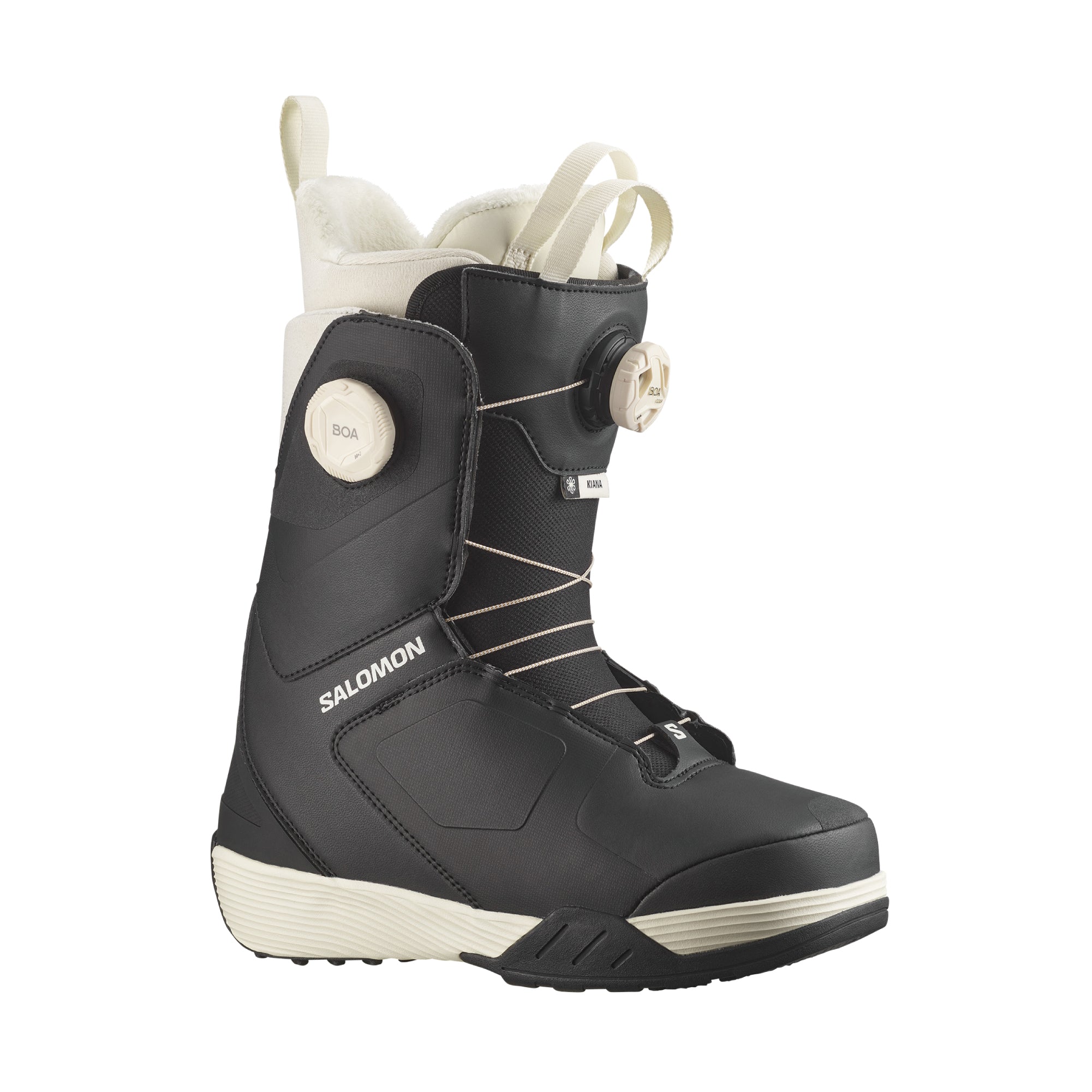 25-26 SALOMON KIANA DUAL BOA BLACK / BLACK / VANILLA ICE スノーボード 日本正規品 早期予約