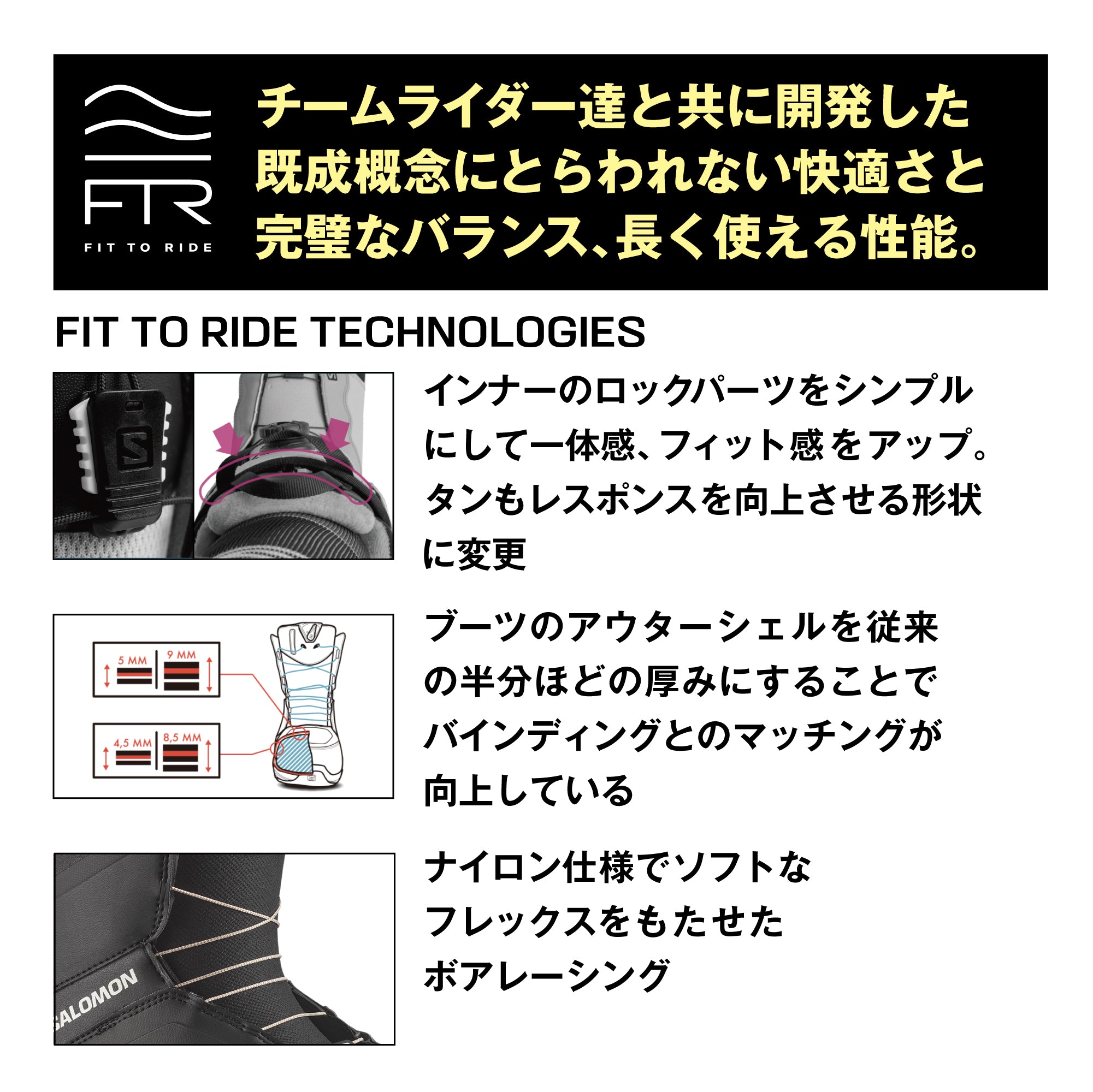 スノーボード ブーツ サロモン SALOMON KIANA DUAL BOA BLACK / BLACK / VANILLA ICE 25-26 送料無料 日本正規品