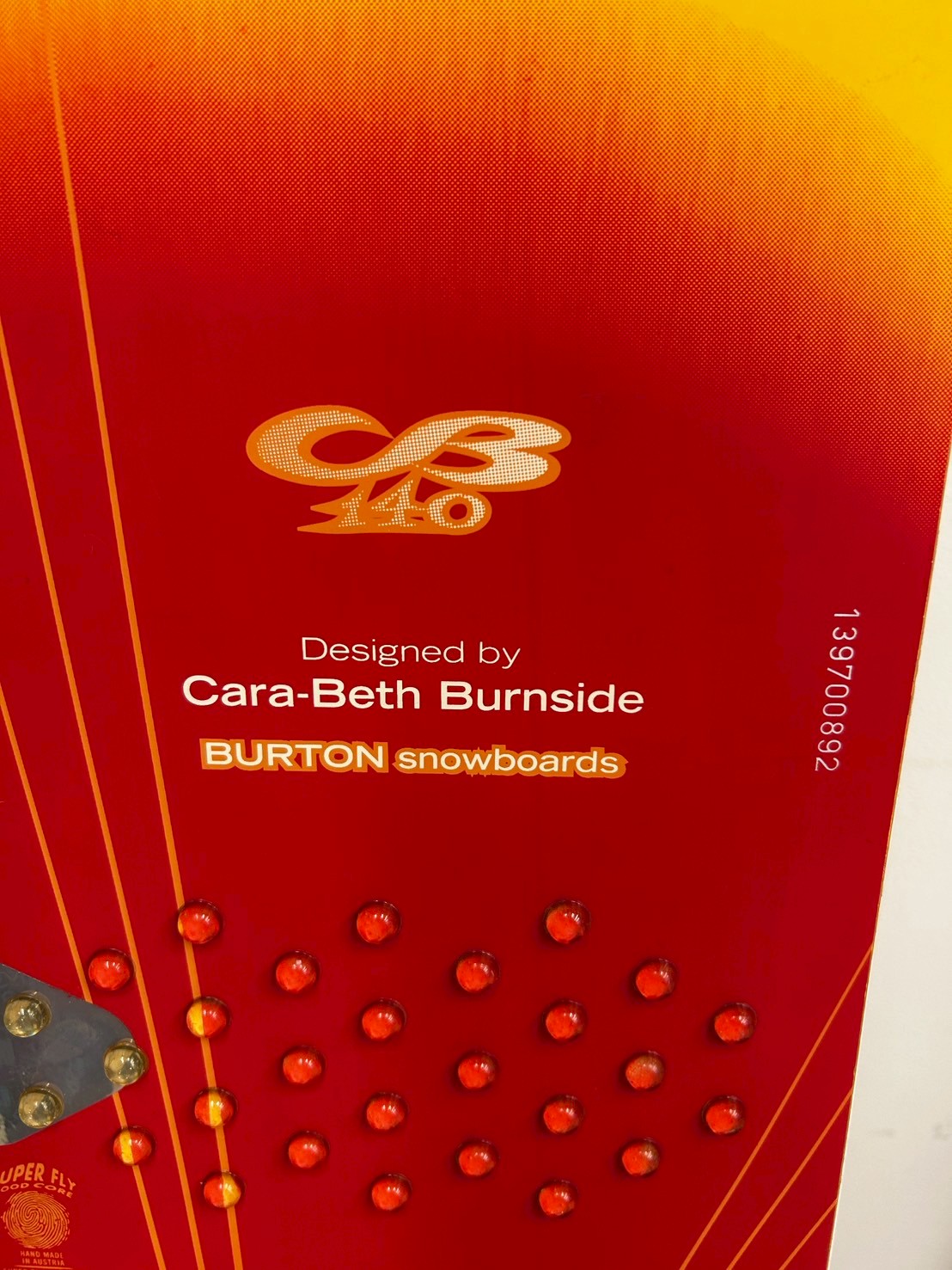 スノーボード 中古 BURTON Cara-Beth BurnSide(CB) 140