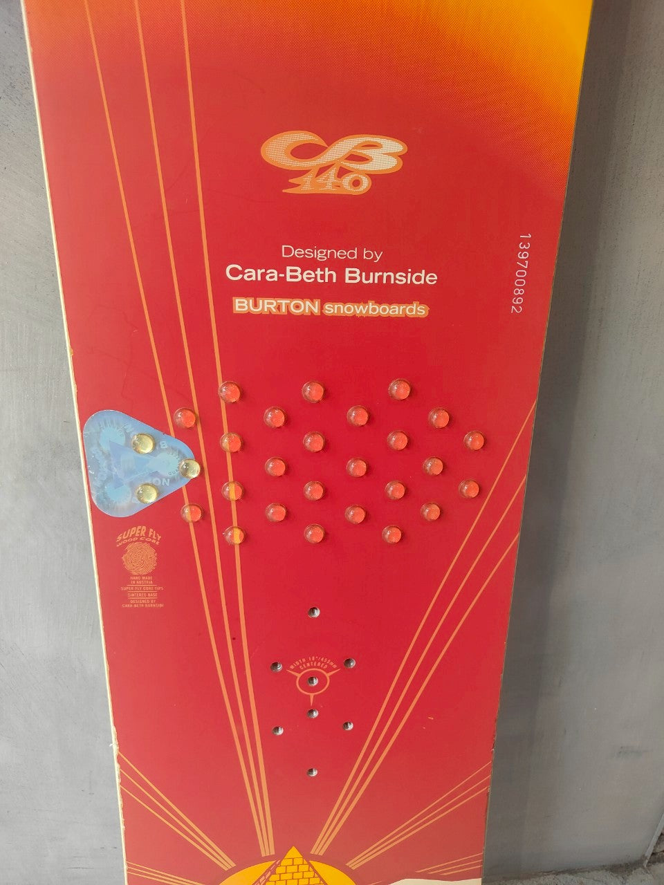 スノーボード 中古 BURTON Cara-Beth BurnSide(CB) 140
