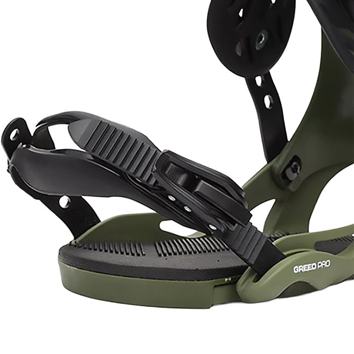 スノーボード ビンディング LINK GREED PRO ARMY GREEN 25-26 送料無料 日本正規品 予約商品 店頭受け取り可能