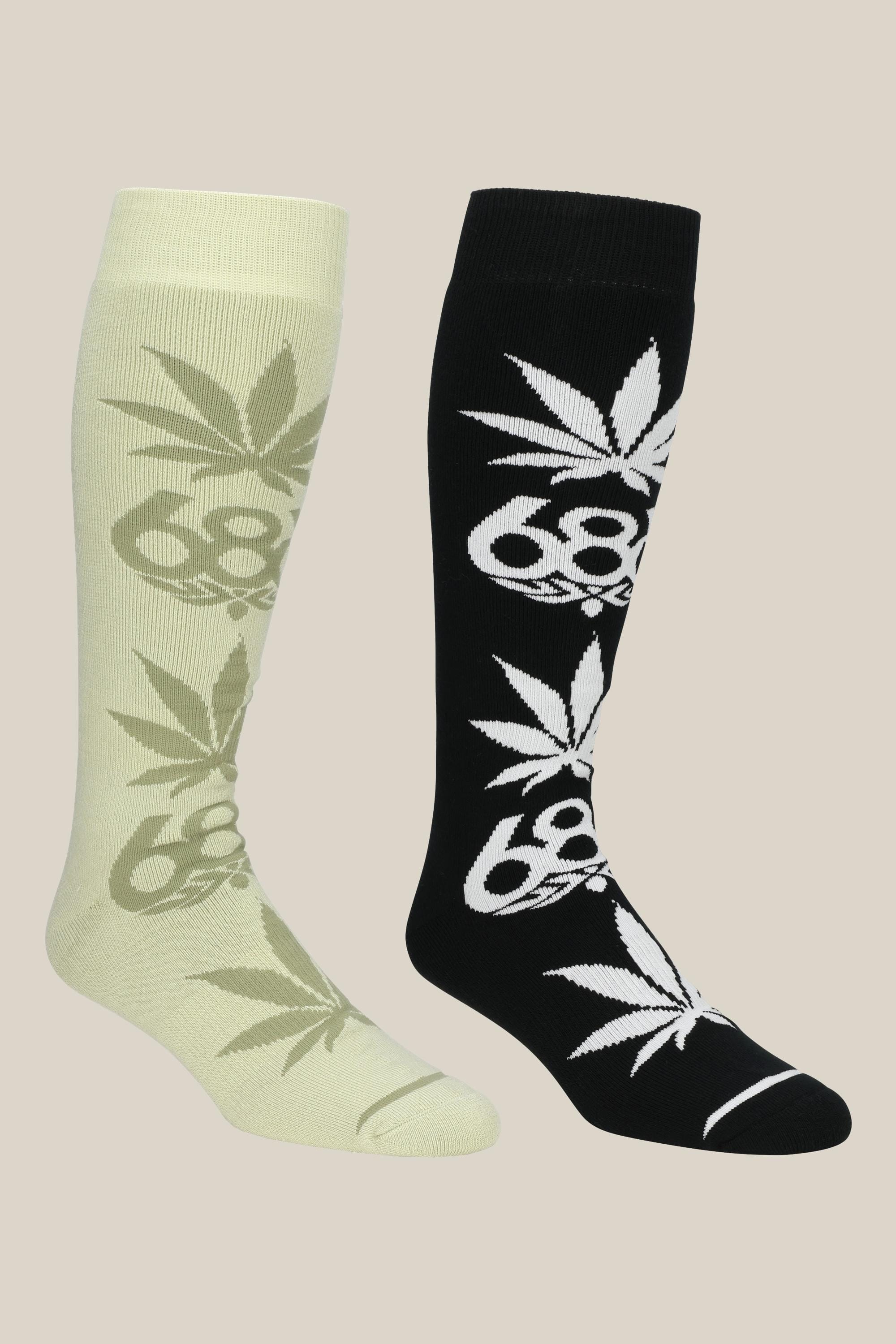 スノーボード アクセサリー シックスエイトシックス 686 686 HUF SOCKS - 2 PACK MULTI 25-26 送料無料 日本正規品 予約商品 店頭受け取り可能