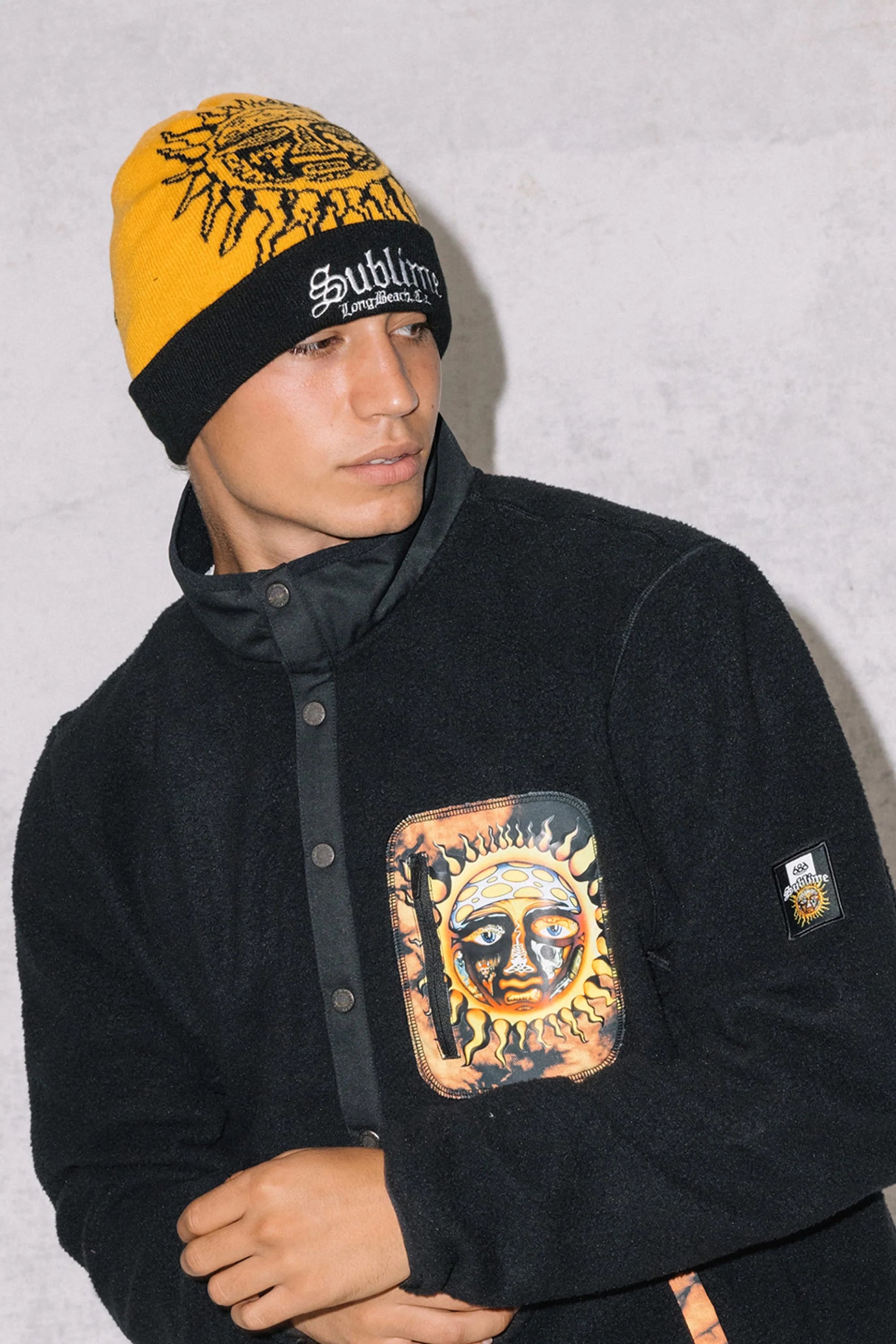 スノーボード アクセサリー シックスエイトシックス 686 686 SUBLIME BEANIE SUBLIME BLACK 25-26 送料無料 日本正規品 予約商品 店頭受け取り可能