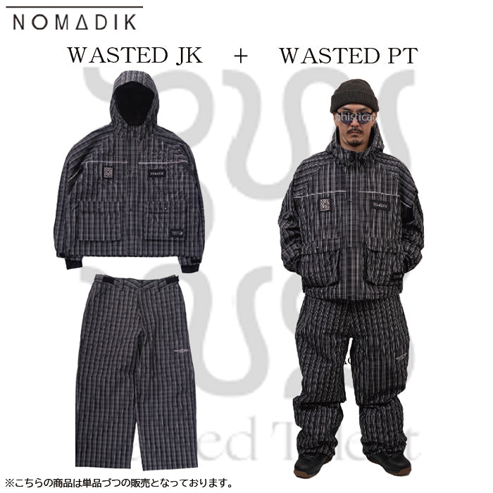 スノーボード ウェア ノマディック NOMADIK WASTED JKT CHECK 送料無料 日本正規品 予約商品 店頭受け取り可能